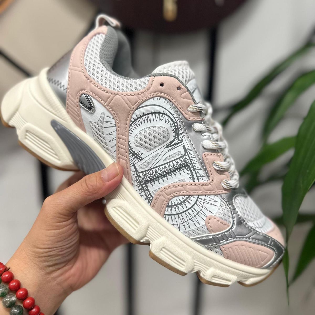 Putian CD B22 B30 b25 Zapatillas de papá Suela de punta redonda Suela gruesa Deportivas elevadas Calzado Casual de hombre y mujer