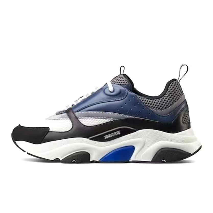 Putian Foreign Trade CDB22B3025 Zapatillas de Papa de punta redonda Realzando zapatos casuales ligeros y transpirables para hombres y mujeres