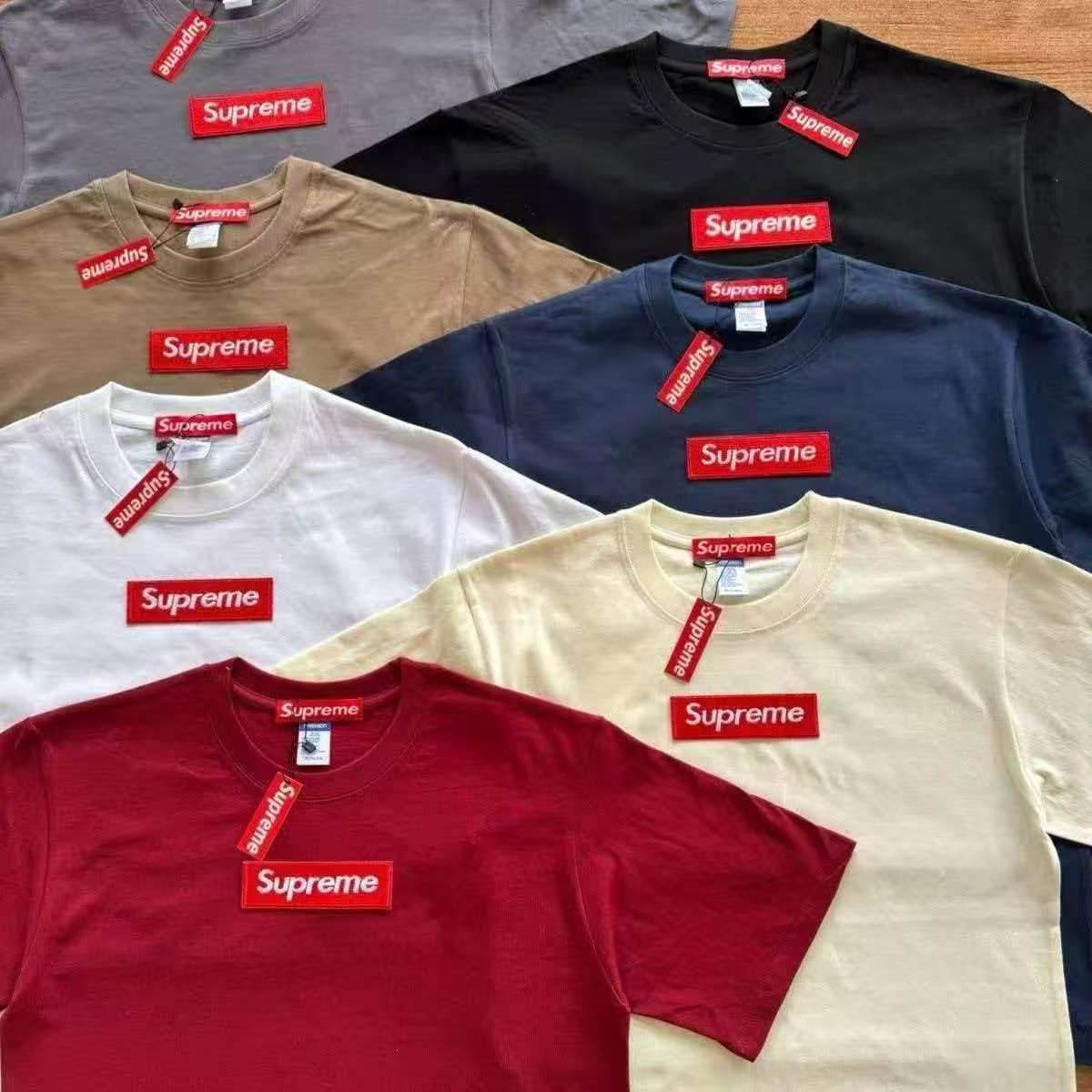 Camiseta Algodón Puro Bordada Unisex | Color Sólido