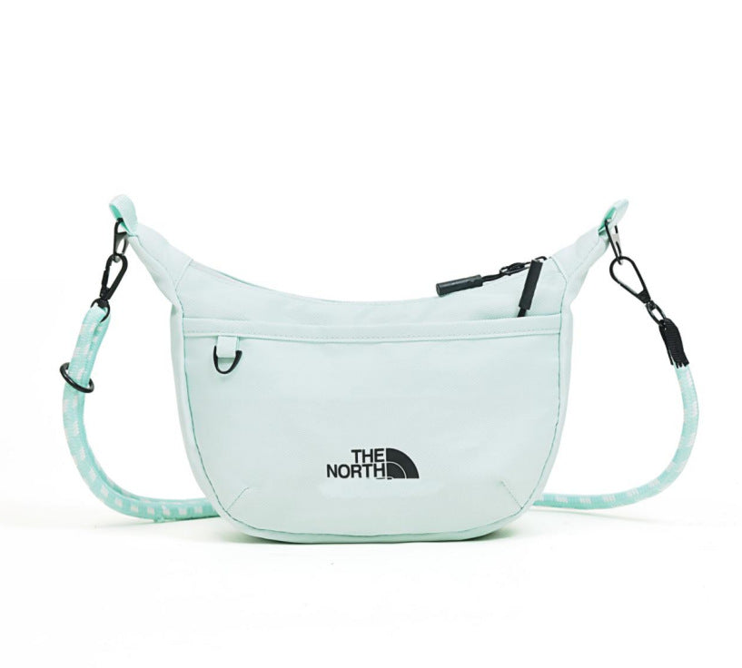 Bolso bandolera de mujer, nuevo bolso retro de moda lazy lazy crescent moon, bolso de hombro pequeño de nylon impermeable, ligero y versátil