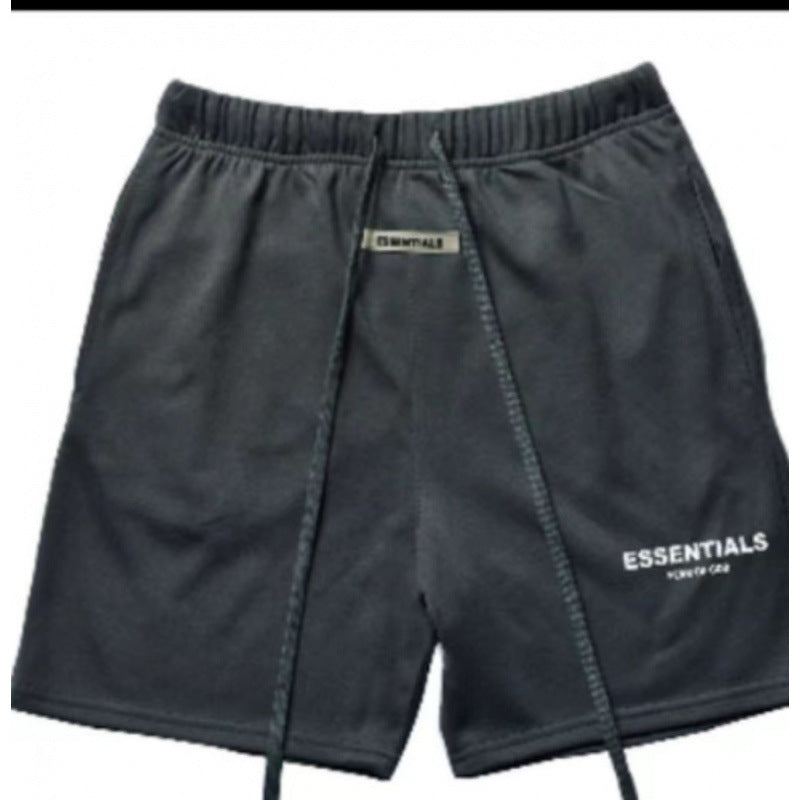 Nuevos pantalones cortos de doble línea OFGO 2025, pantalones cortos deportivos casuales de algodón de cinco puntos, pantalones cortos de verano de secado rápido de calle