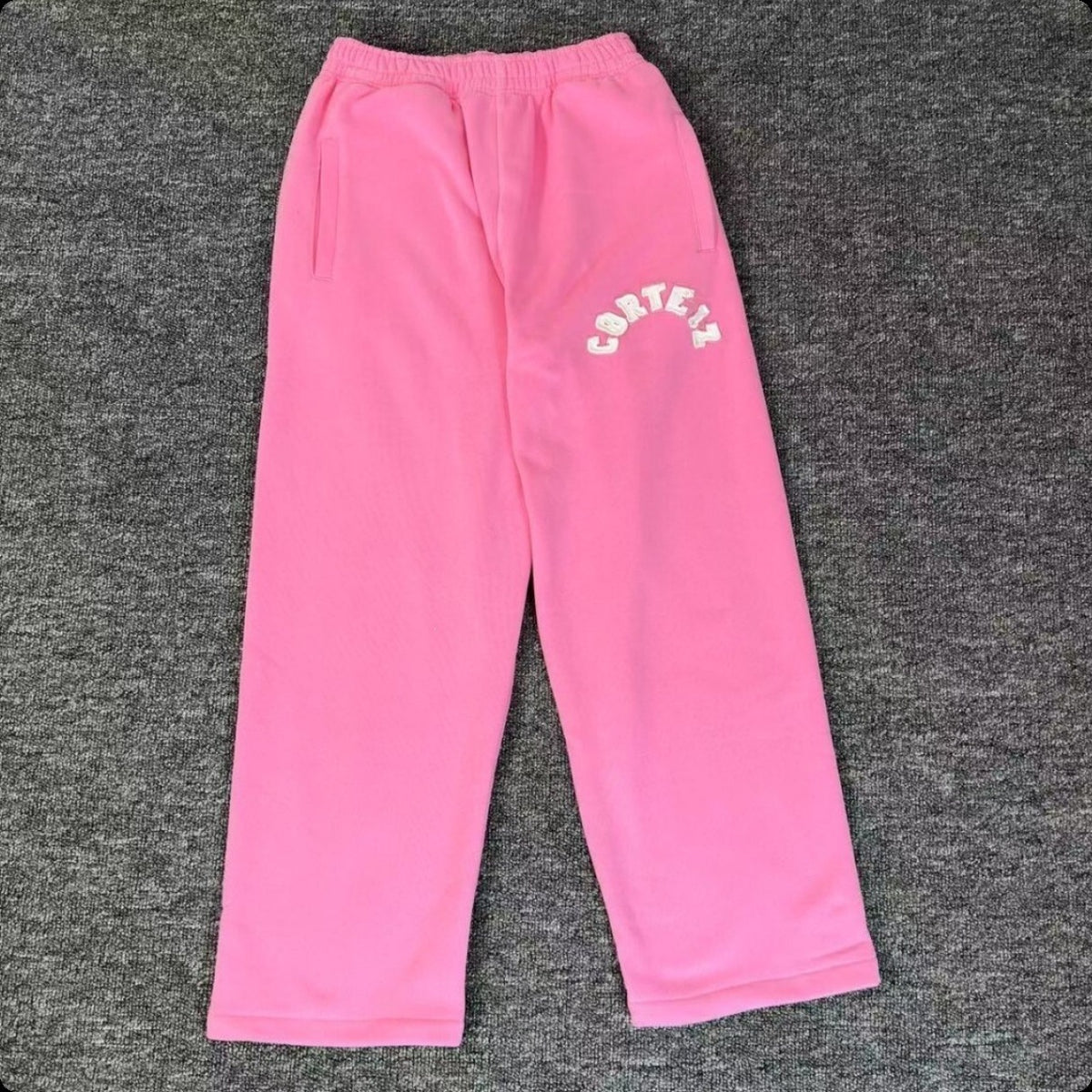 New 2025 cross-border set with embroidered minimalist lettering, high-street fashion loose cardigan, hoodie, and casual pants