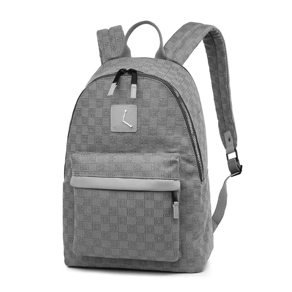 Mochila de letras de cuadros de moda con estampado de tablero de ajedrez, mochila escolar cosida, bolsa de viaje, mochila deportiva de marca de moda a cuadros para hombres y mujeres