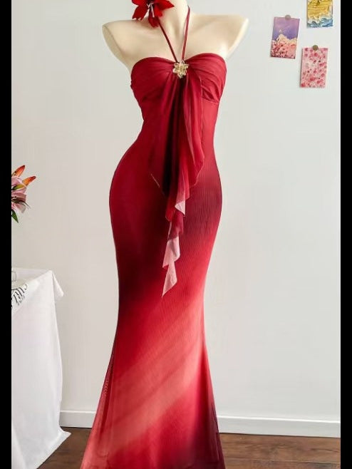 Vestido Una Pieza Falda Larga Sin Espalda 2026 | LuxuryMarkt