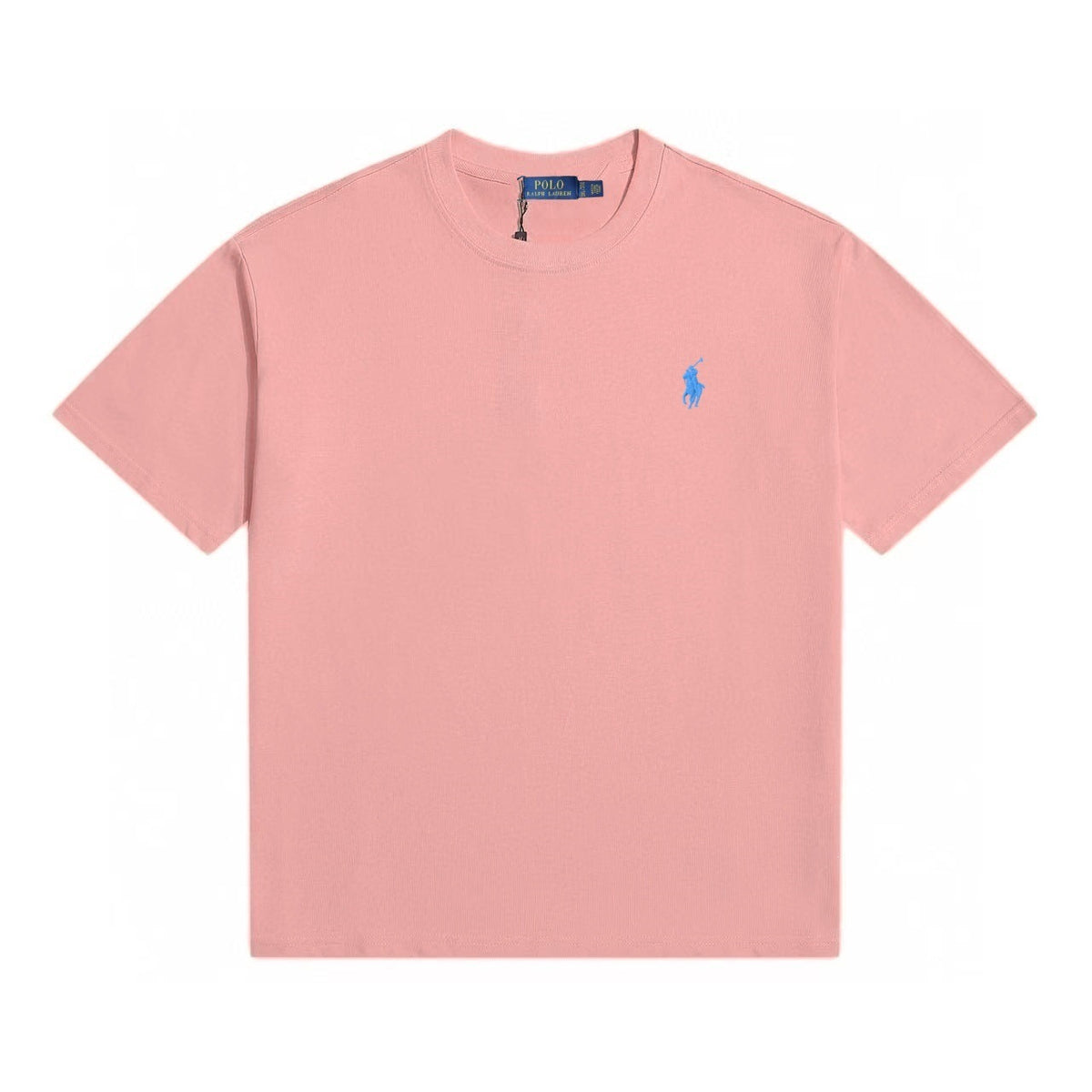 Camiseta Bordada de Algodón RL | Manga Corta