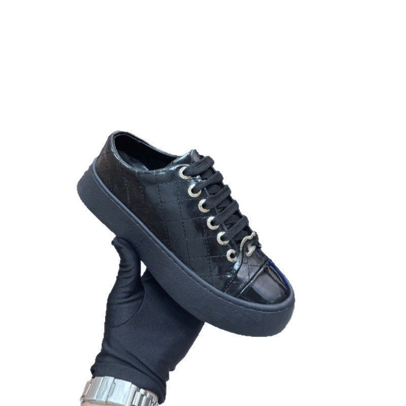 Zapatillas Mujer Estilo Vaca Bloques Color | Casual Baja