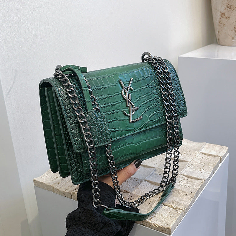 Bolsos transfronterizos para mujer 2026 nueva cadena vintage europea y americana de alta gama, bolso familiar Yang de moda bandolera de un solo hombro
