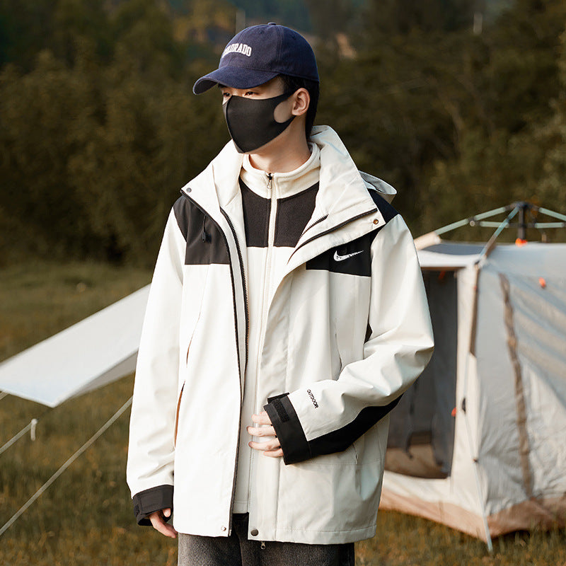Plaid Mountaineering Windbreaker Jacket | Outdoor Premium