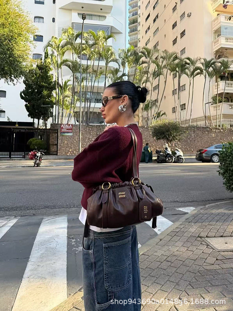 Bolso Plisado MM | De Hombro | Sin Caja