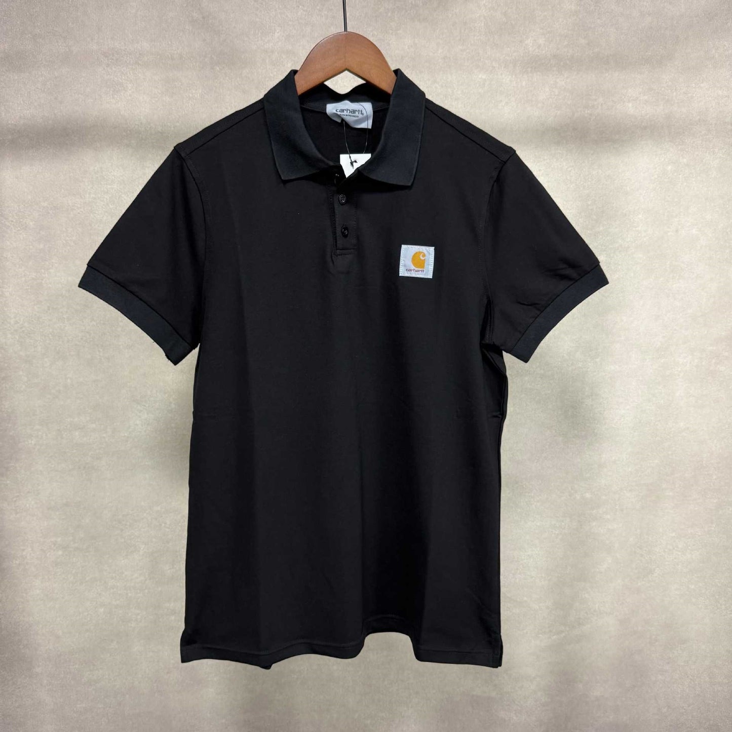 Polo de Solapa Manga Corta con Bolsillo | Hombre