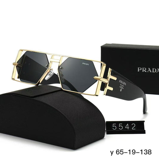 Pujia UV-Sonnenbrille aus Metall | Unisex-Sonnenschutz