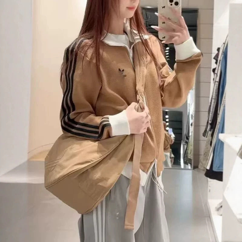Veste cardigan vintage AD | Brodé et unisexe