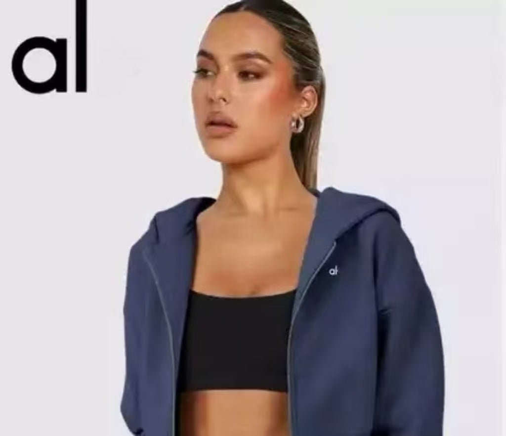 Women's Cropped Hoodie AL 2026 | Hood And Zipper