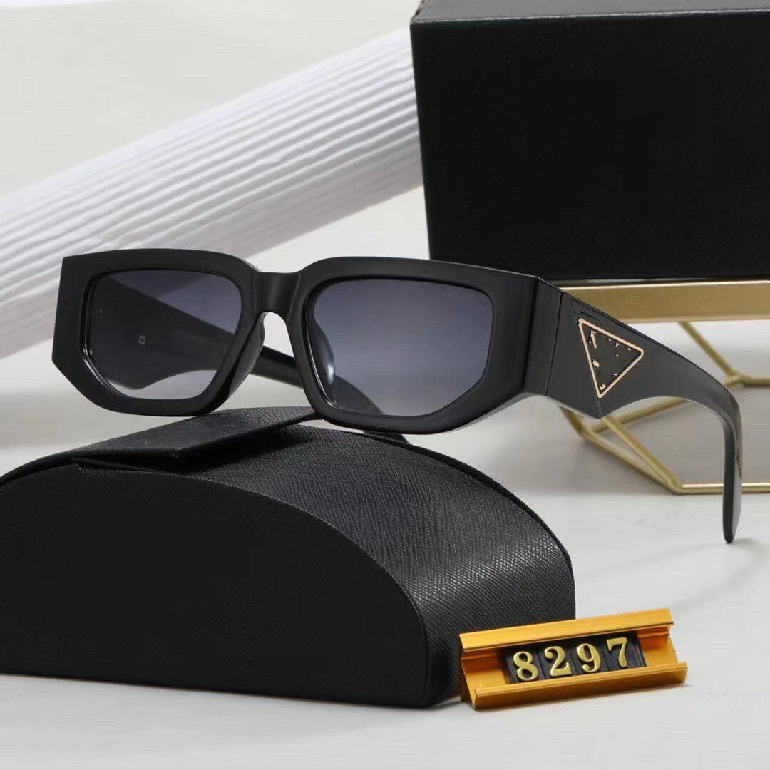Gafas de sol hombre Li Xian tendencia, moda retro adelgazante anti-ultravioleta, versión coreana, gafas de sol de alta gama para mujeres