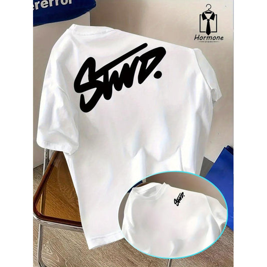 Men's Graphic Print Short Sleeve T-Shirt