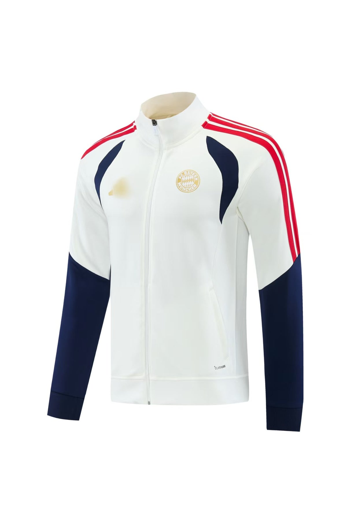 Vintage F Football Jacket | High Neck and Three Stripes