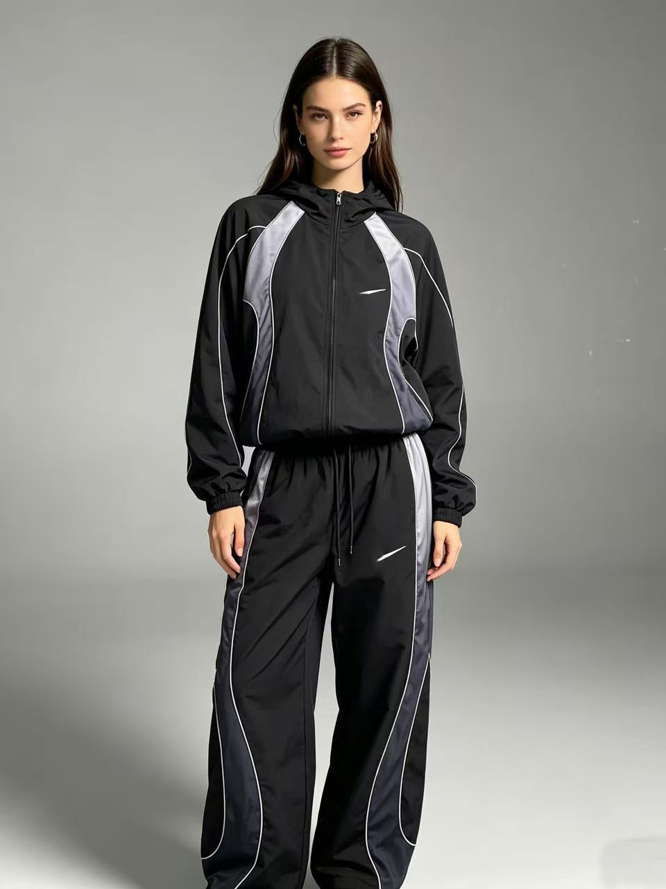 NK + COR Unisex Tracksuit 2026 | Alcatraz Embroidery and Reflective