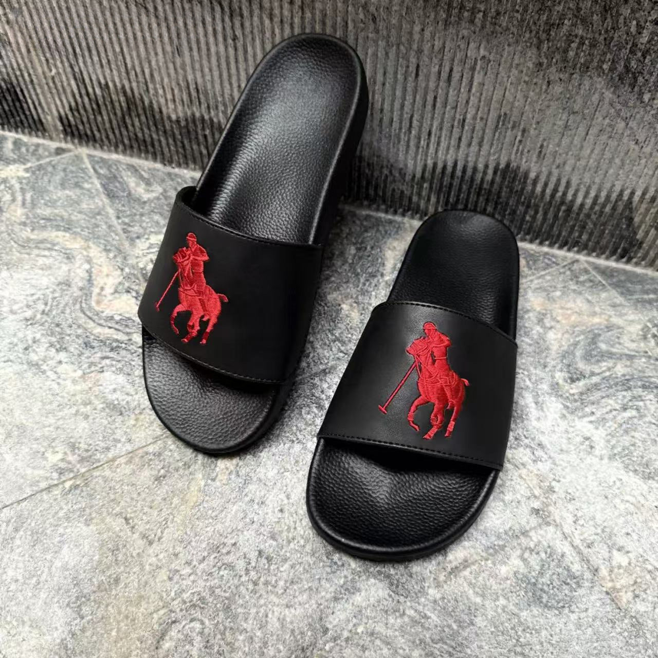 Chanclas Hombre Alta Gama | Flip-Flops Bordados Antideslizantes Verano