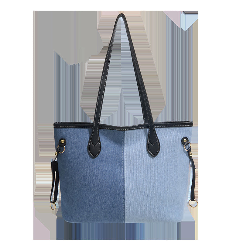 Bolso Tote De Mujer Color Block