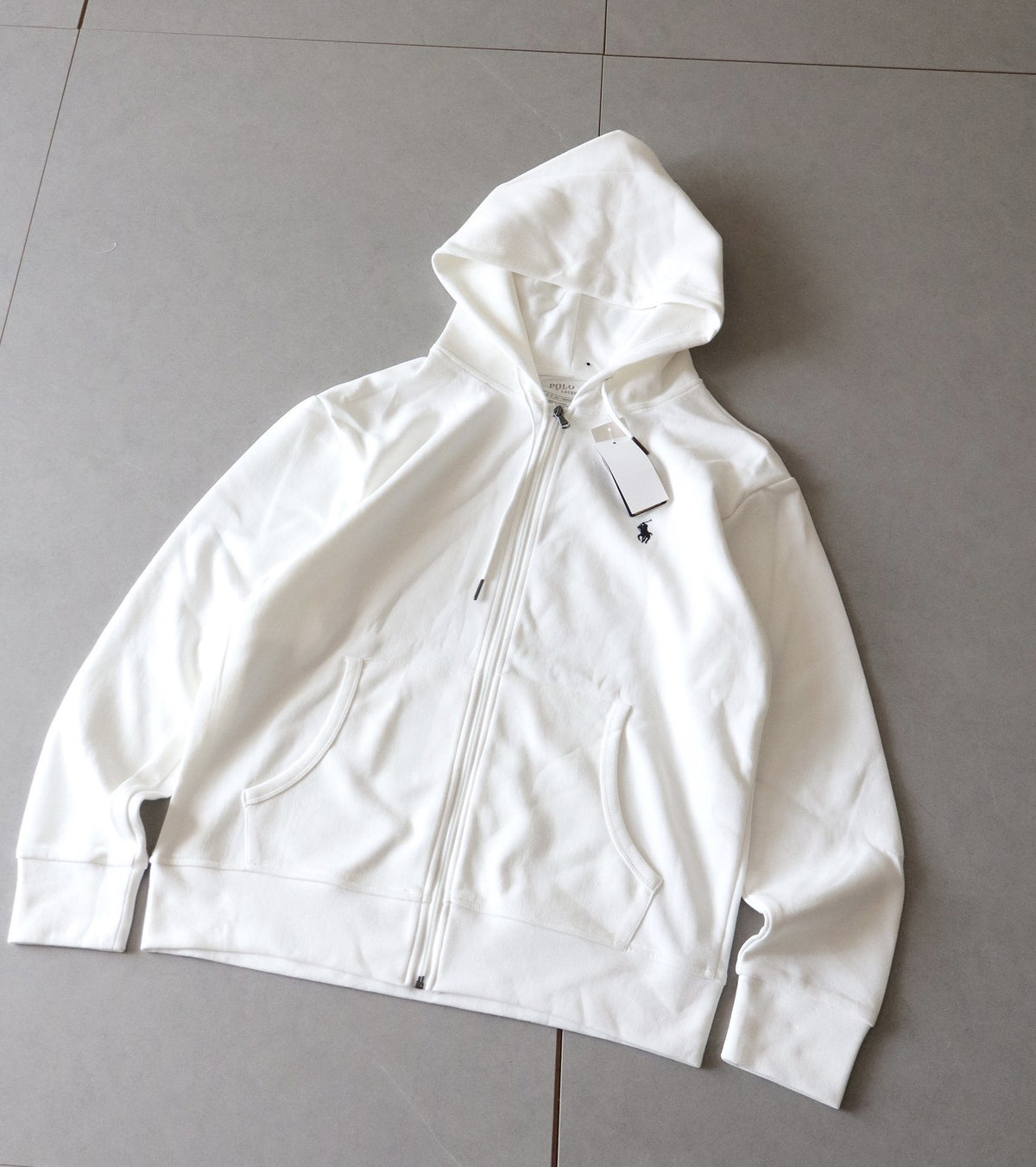 Sudadera RL Con Cremallera | Caballo Bordado