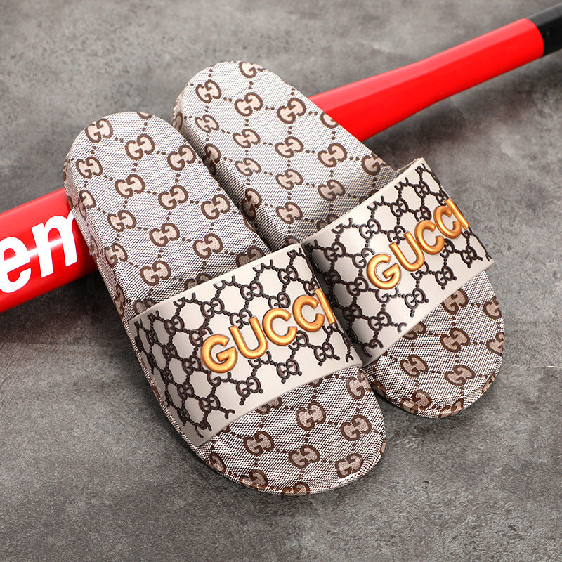 Zapatillas chulas para mujeres, hogar, interior, casa, suelas suaves, antideslizante eva, hombres de comercio exterior versátiles, transpirables, ligeros y cómodos.