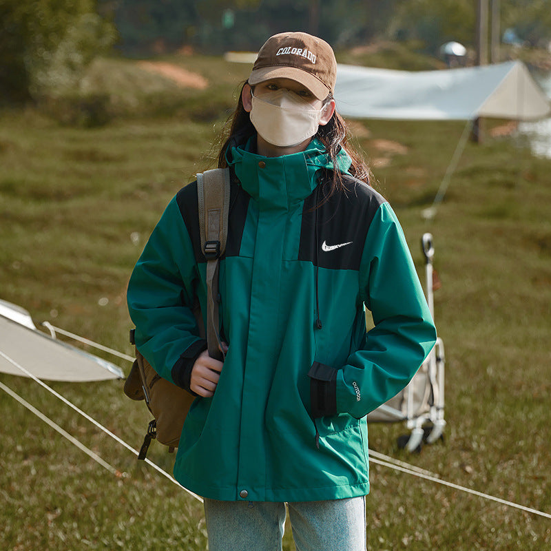 Plaid Mountaineering Windbreaker Jacket | Outdoor Premium