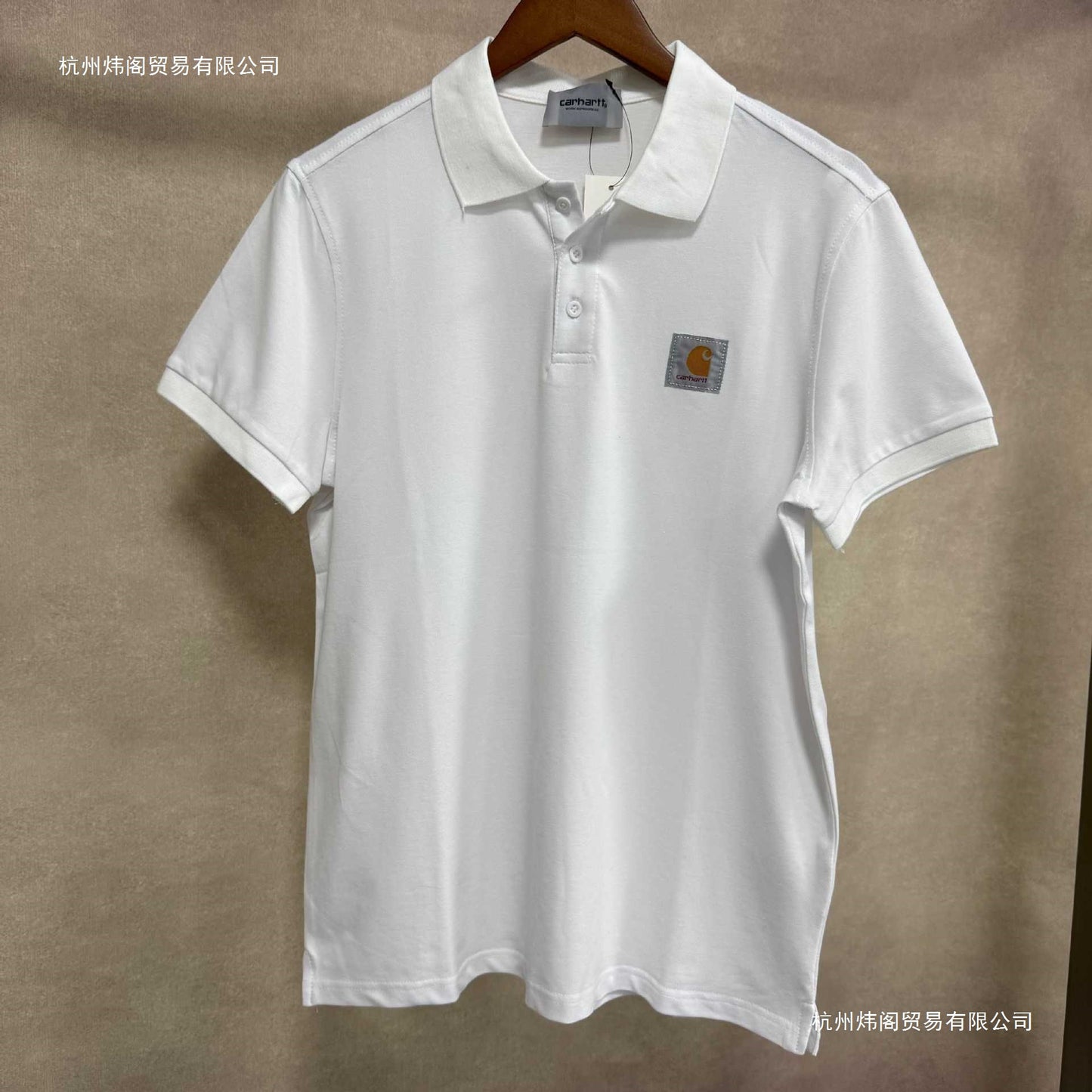 Polo de Solapa Manga Corta con Bolsillo | Hombre