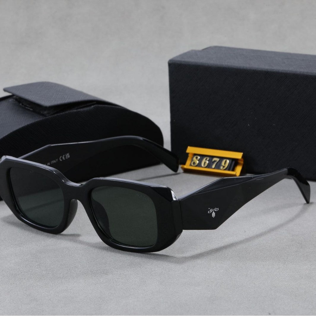 Nuevas gafas de sol de corte poligonal de la familia P, unisex, gafas de sol personalizadas con protección UV de moda, gafas al por mayor