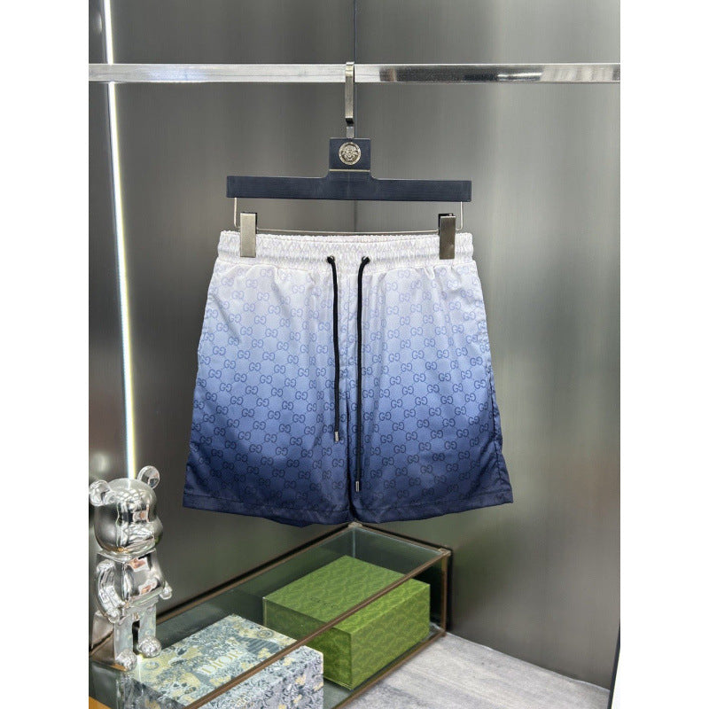 Shorts deportivos casuales casuales de estampado digital para comercio exterior transfronterizo transfronterizo, pantalones deportivos casuales con estampado digital de doble G