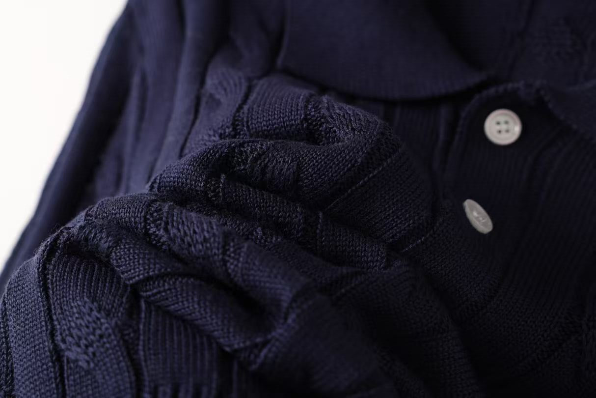 L Polo de manga corta bordado de punto trenzado y en todo rugoso para hombres y mujeres, verano, talla 48, 100, 90 piezas, 05-05-2026