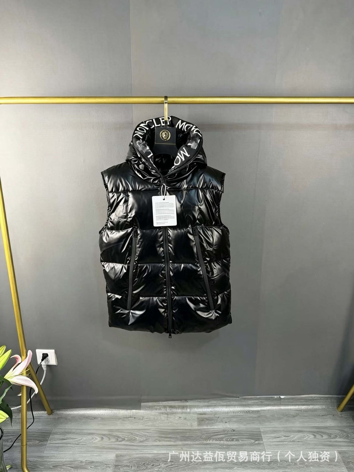 Mengjia Maya dicke Daunenjacke, glänzende, warme Unisex-Jacke mit Kapuze, Export möglich
