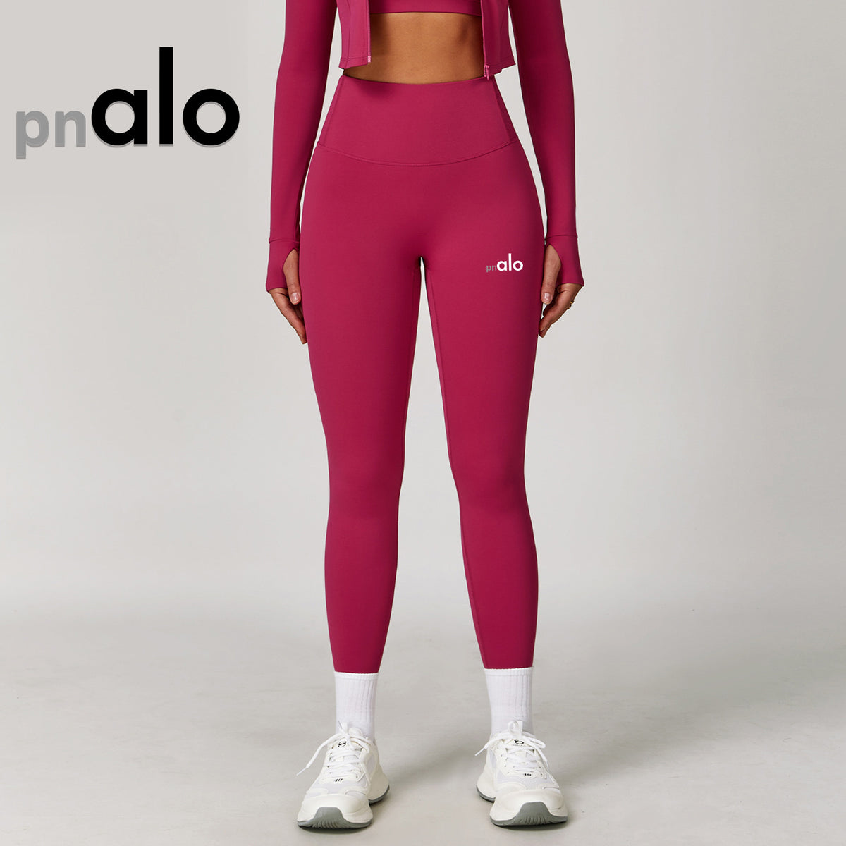 Pantalón Yoga Mujer AL | Talle Alto Y Color Liso