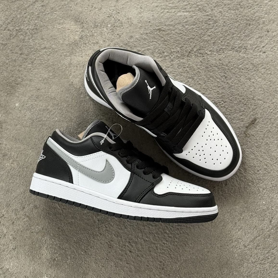 N Unisex Black and White AJ1 Sneakers | With Box