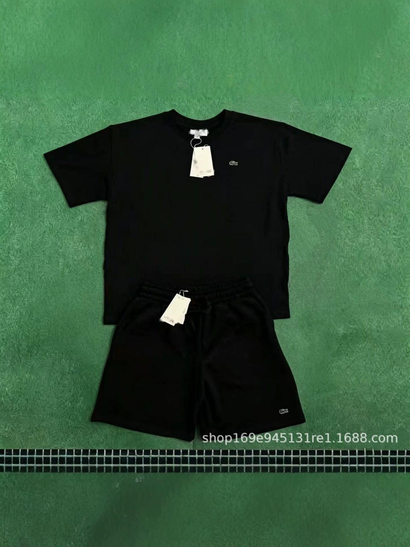 Set Shorts Algodón Crocodile Camiseta + Pantalones