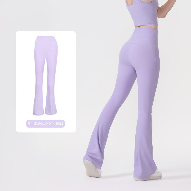 Pantalón Yoga Mujer AL | Microacampanado Y Talle Alto
