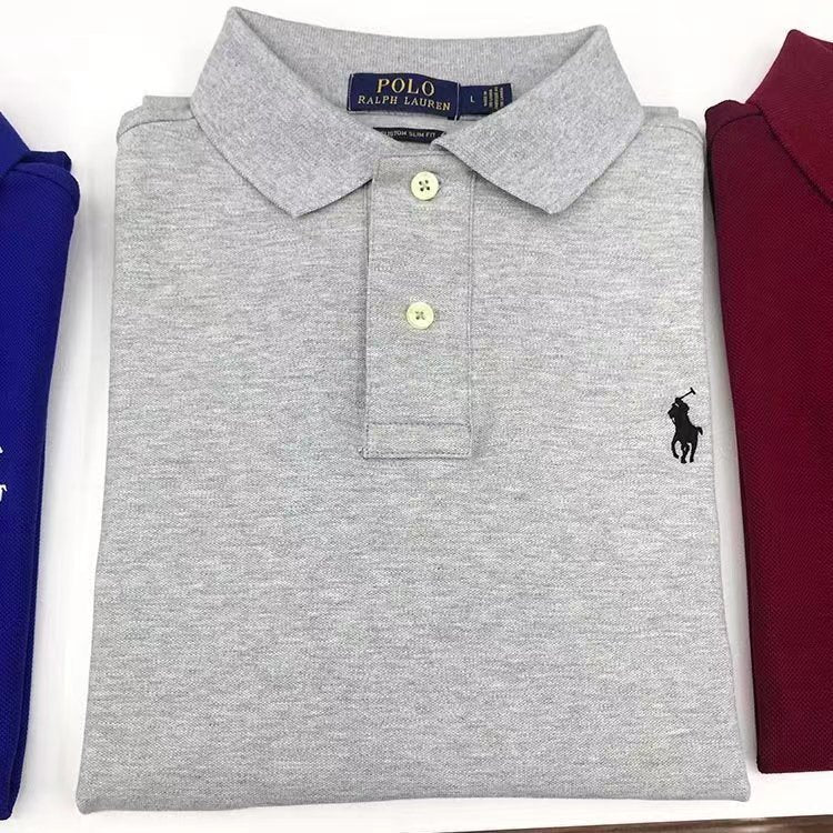 Polo Manga Corta Bordado Poni Hombre | Verano Solapa Casual