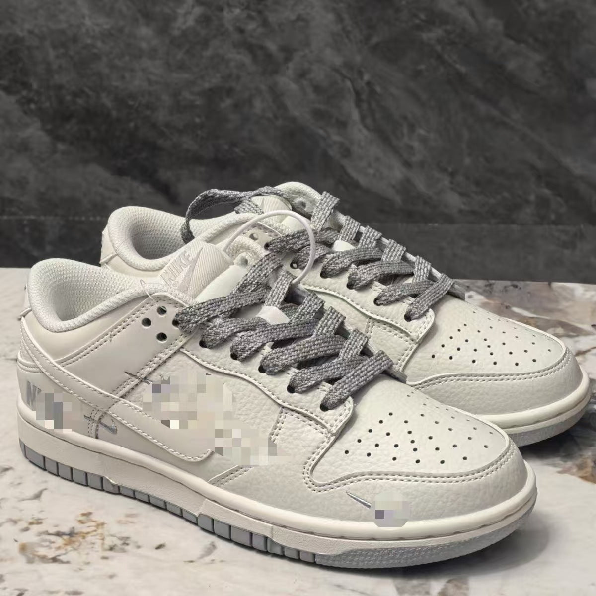 Sneakers Unisex NK | Bianco E Grigio