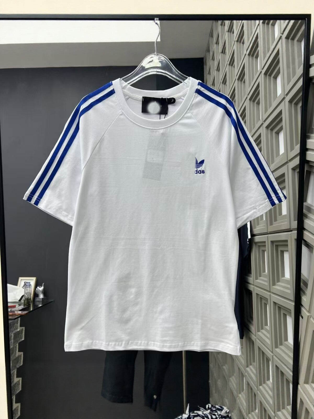 Camiseta de manga corta bordada trébol para verano para hombres y mujeres, 857 857 deportiva casual deportiva de cuello redondo