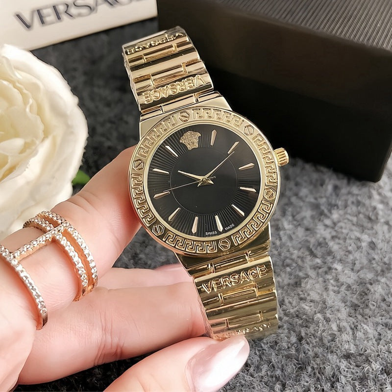 moda y reloj subcarátil personalizado versátil, exquisito reloj de diamantes para mujer, reloj de cuarzo impermeable