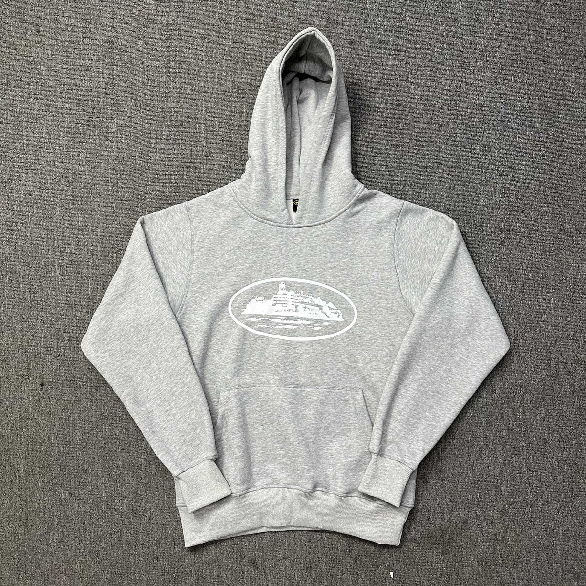 New 2025 cross-border set with embroidered minimalist lettering, high-street fashion loose cardigan, hoodie, and casual pants