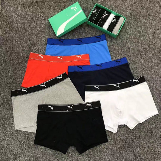 Boxer Hombre Deportivo | Ropa Interior Cintura Media Color Sólido 2026