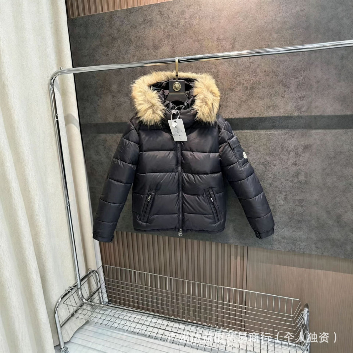 Mengjia Maya dicke Daunenjacke, glänzende, warme Unisex-Jacke mit Kapuze, Export möglich
