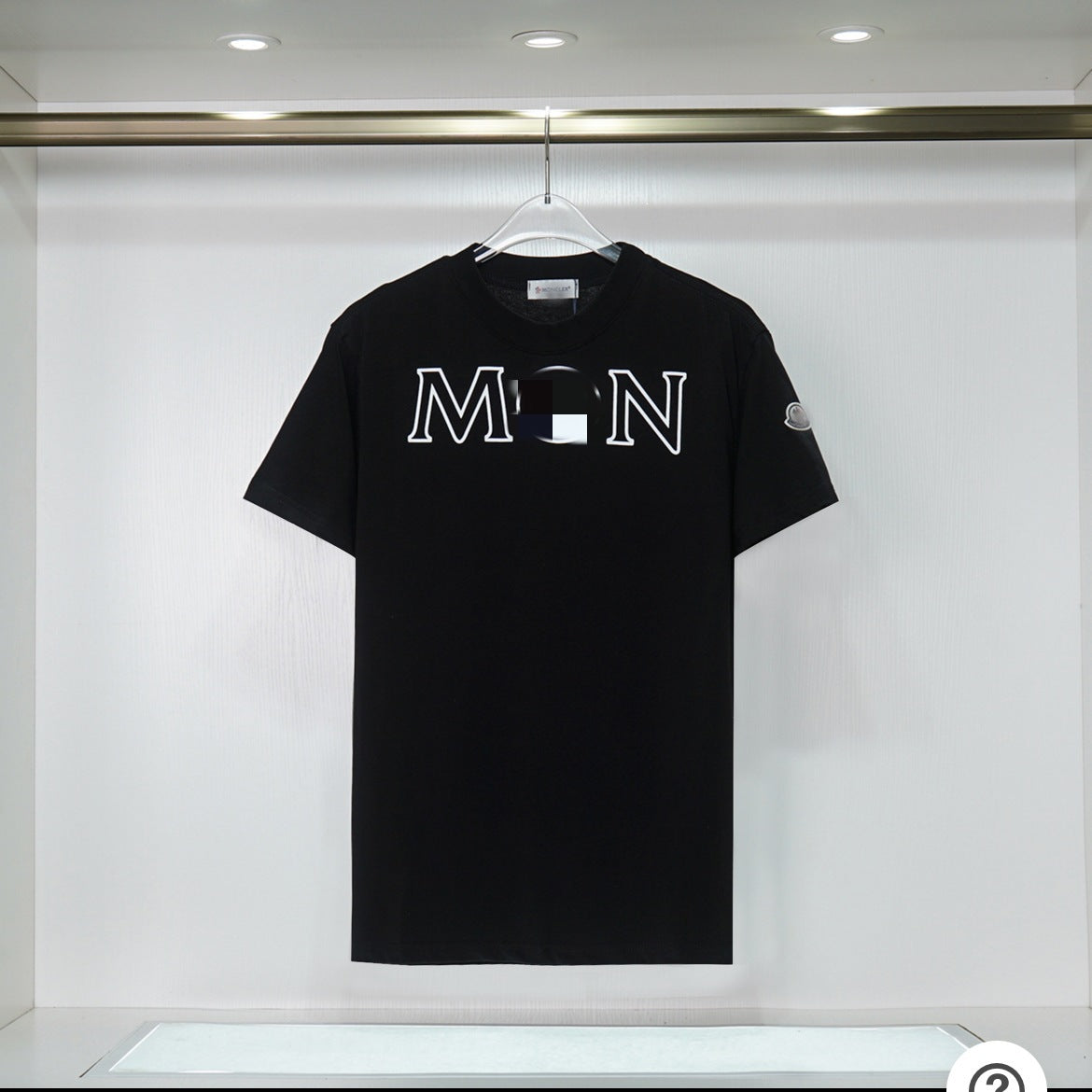 Camiseta Bordada Hombre MON | Cuello Redondo