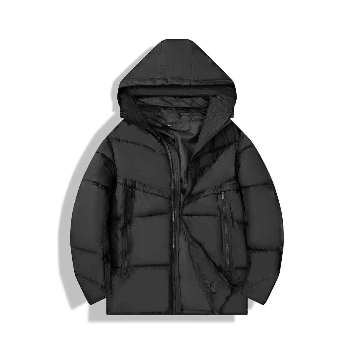 Chaqueta Corta Unisex NK | Negro Y Estilo Casual