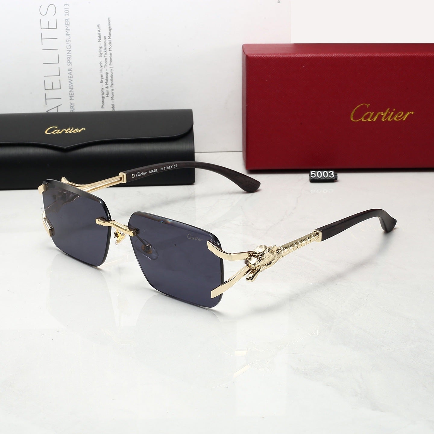 Gafas de Sol Estilo INS Sin Montura Mujer Protección UV