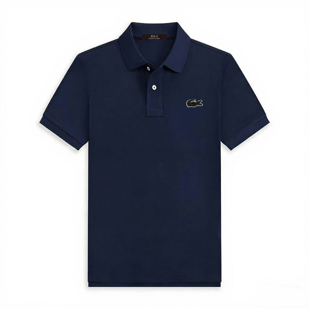Camiseta Fish Bordada Premium | Cuello Pequeño | Manga Corta | Unisex