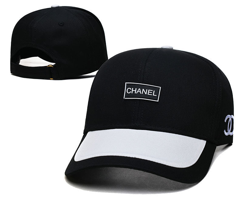 Gorras de béisbol versátiles unisex de estilo coreano con bordado 3D de alta versión, protección solar estilo Chanel al por mayor