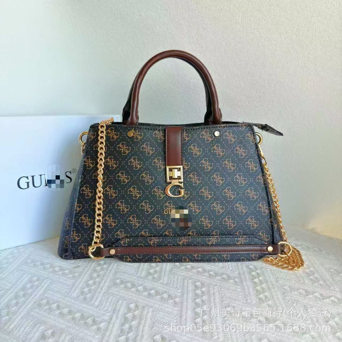 Borsa a tracolla donna GU | Con cerniera | Senza scatola