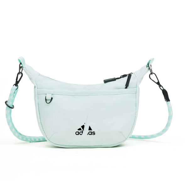 Bolso bandolera de mujer, nuevo bolso retro de moda lazy lazy crescent moon, bolso de hombro pequeño de nylon impermeable, ligero y versátil