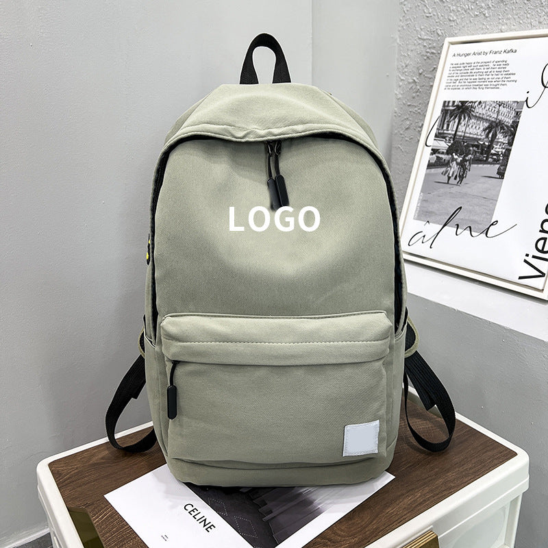 Una mochila de nylon moderna de dropshipping, mochila estampada de gran capacidad y con estampado elegante, mochila de estudiante universitario con alfabeto para la vuelta al cole